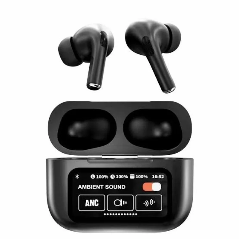 AIRPODS A9 PRO Touch Screen ANC/ENC Noise Reduction, Touch Control Wireless Headset TWS Noise Cancelling Earbud Bluetooth 5.4 Wireless Earbuds